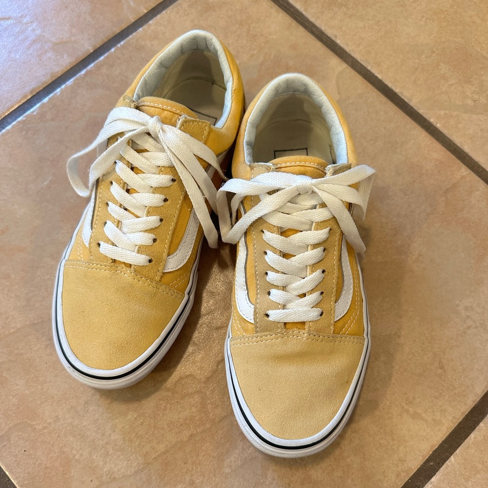 Yellow vans size 7